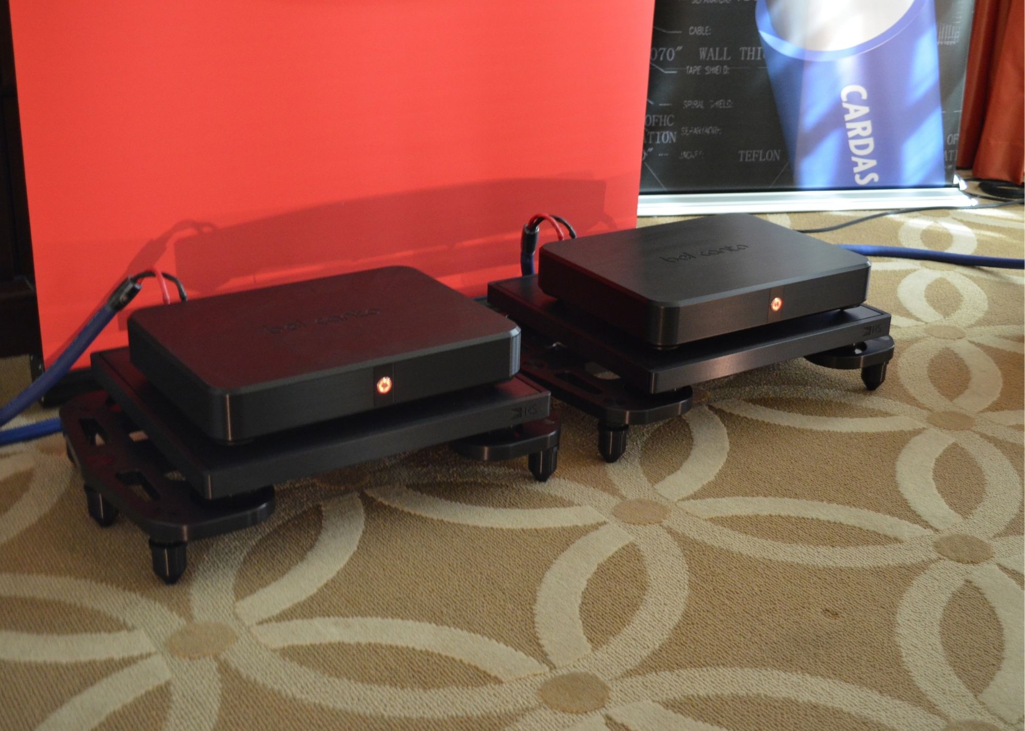 Two Black S3 Isolation Bases